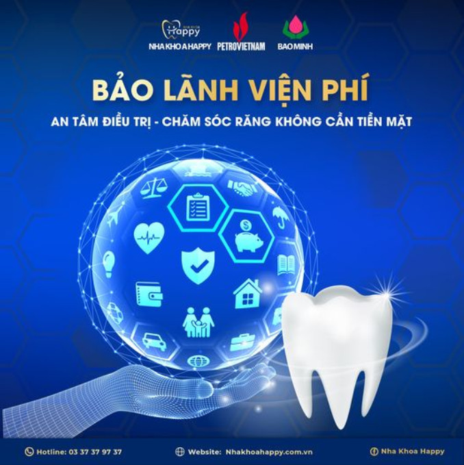 Bảo lãnh viện phí nha khoa Happy