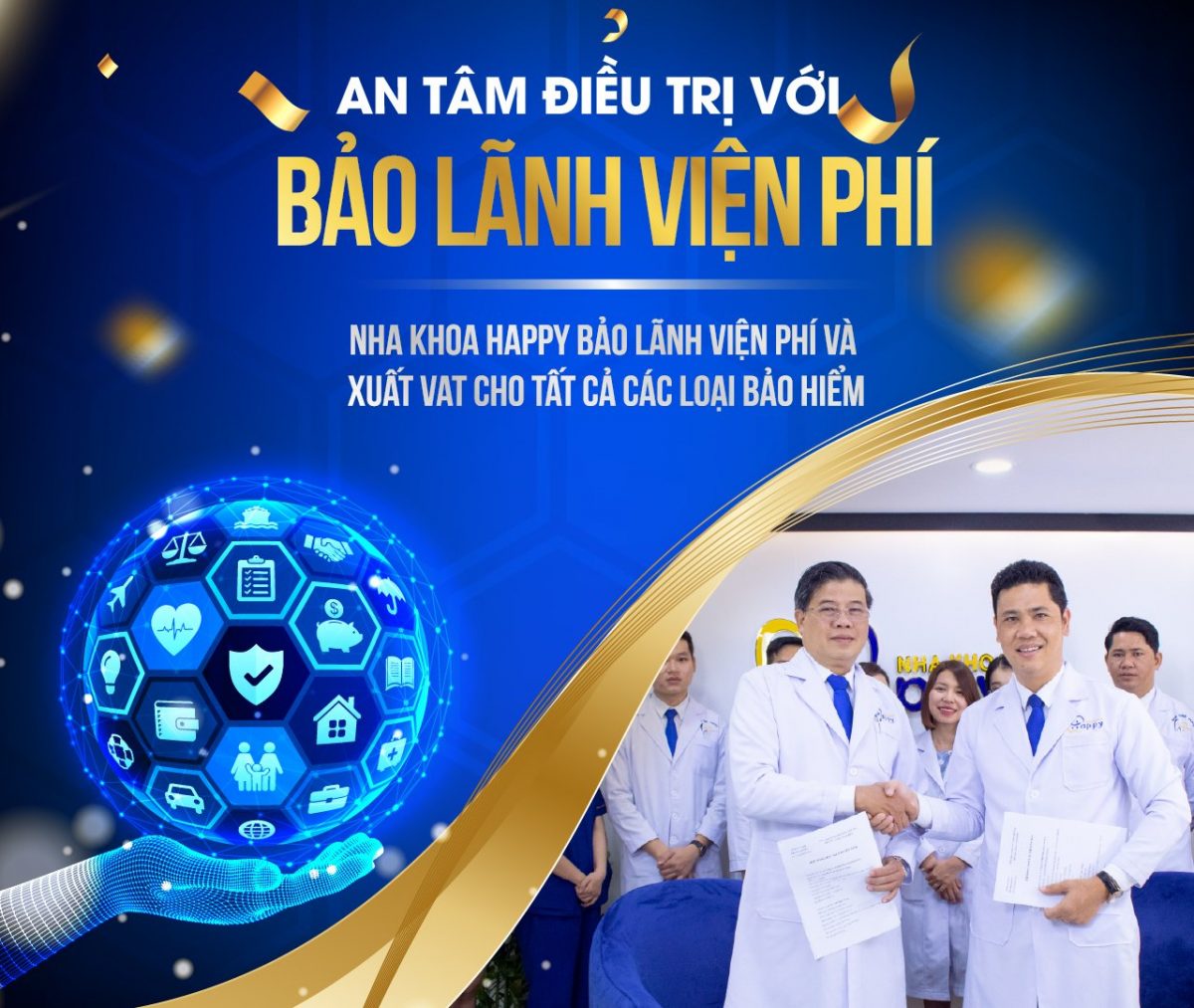 bảo lãnh viện phí nha khoa Happy