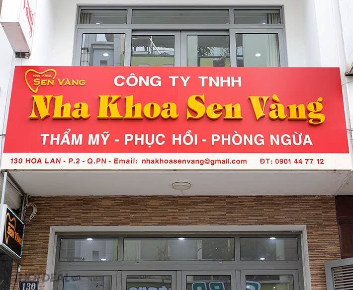 phòng khám nha khoa uy tín quận Phú Nhuận Nha khoa Sen Vàng